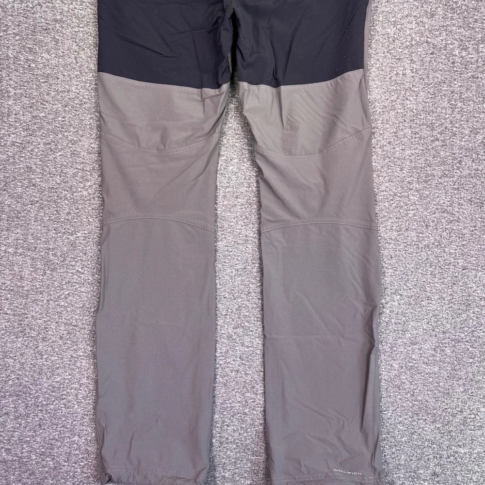 Columbia Titanium Pants Mens M Gray Belted Performance Hiking Omni Wick Outdoors
